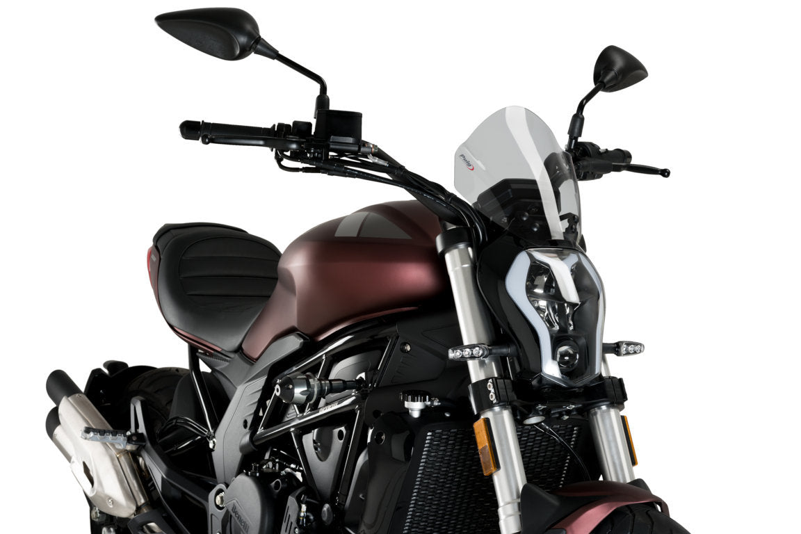 Windscreen for Benelli 502C 2019–2022 light smoke