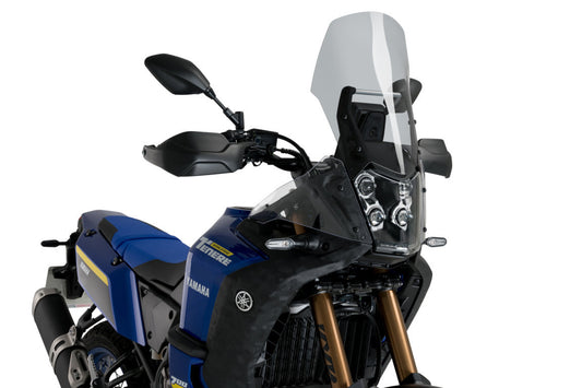 Touring screen for Yamaha Tenere 700 2019–2023 light smoke