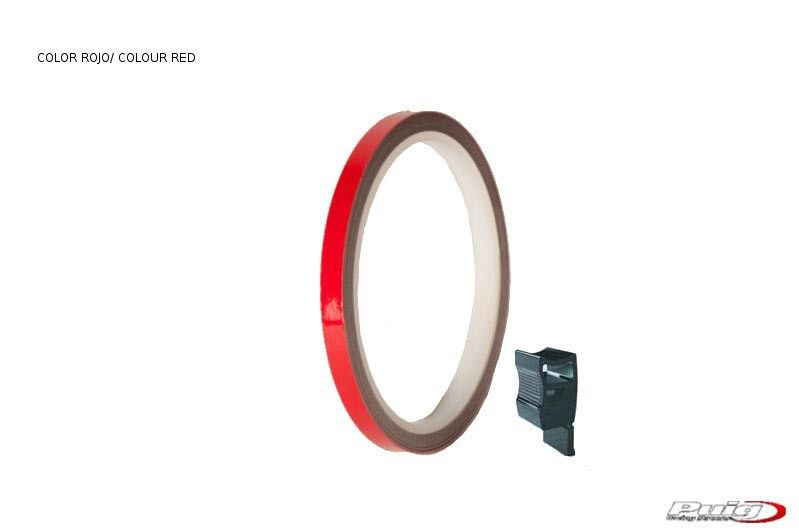 Rim stripes (with applicator) red