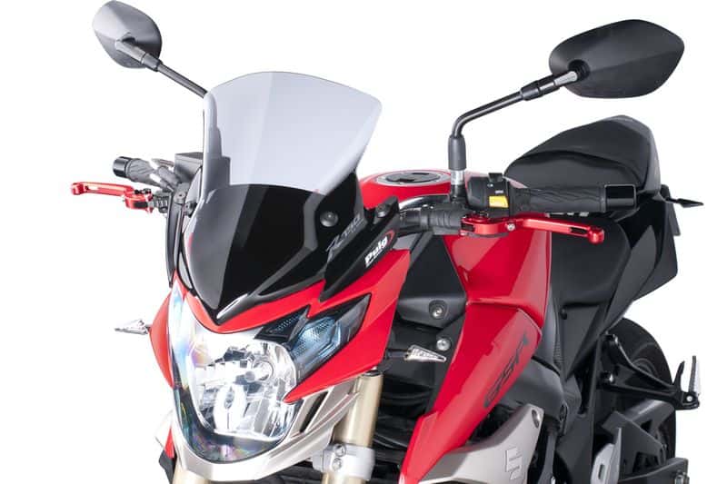 Windscreen for Suzuki GSR750 2011–2016 light smoke