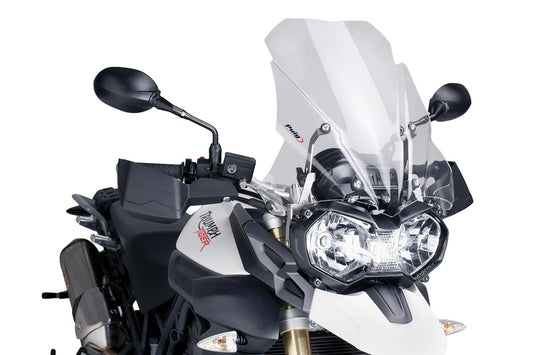 Touring screen for Triumph Tiger 800,XC 2011–2017 clear