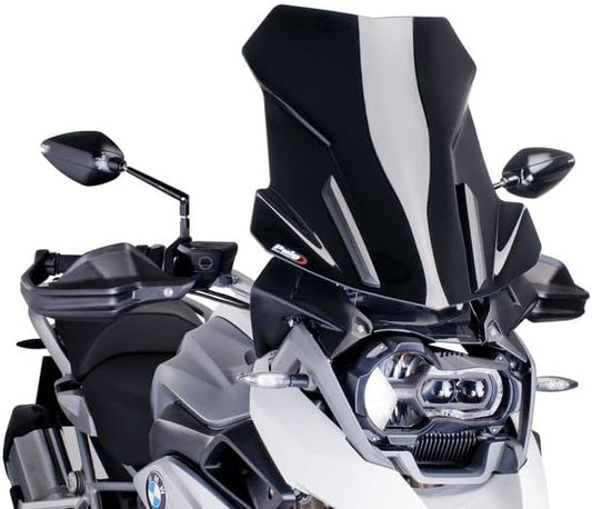 Touring screen for BMW R1200GS 2013–2018, R1250GS 2018–2023 black