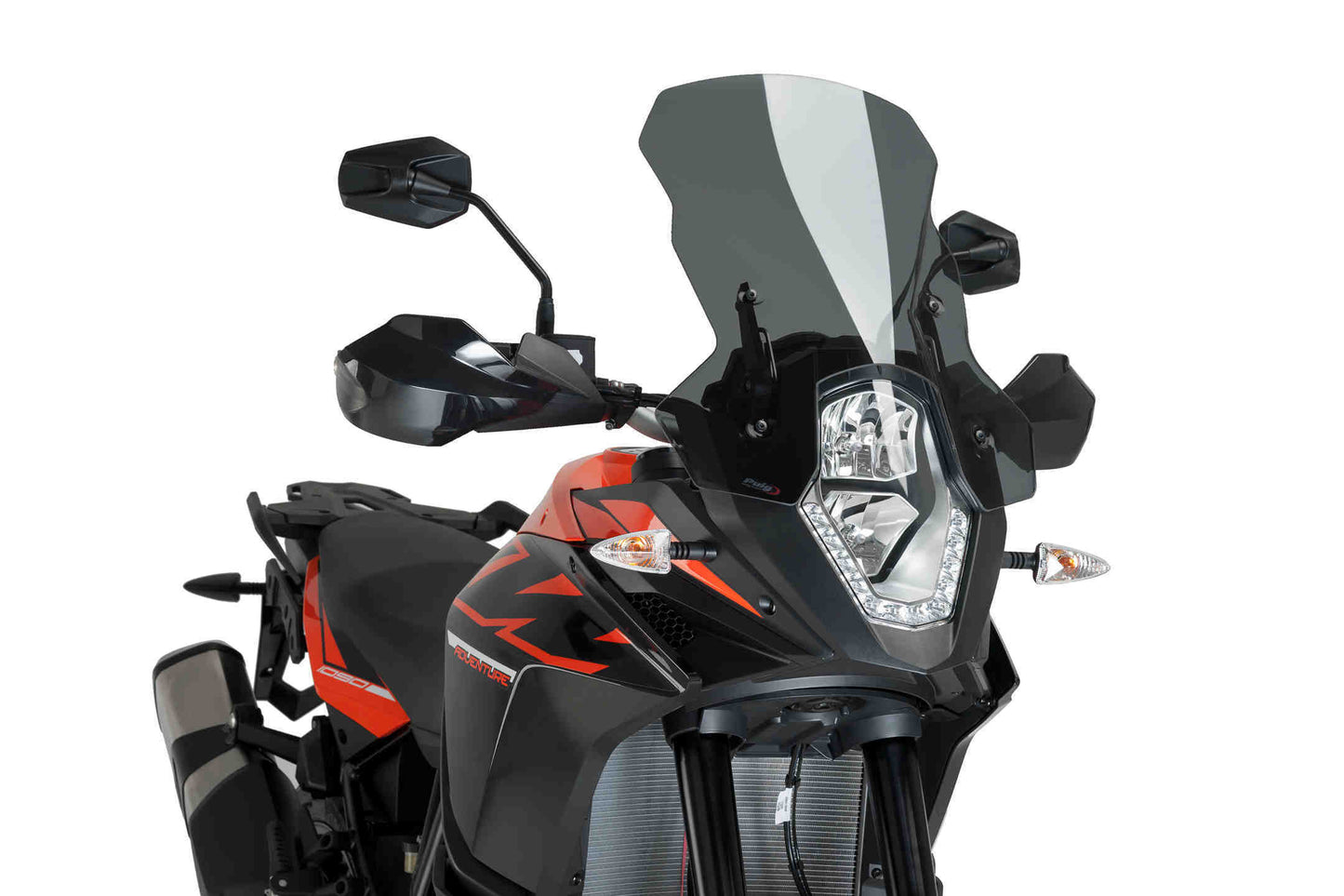 Touring screen for KTM 1050,1090,1190 Adventure 2013–2020 dark smoke