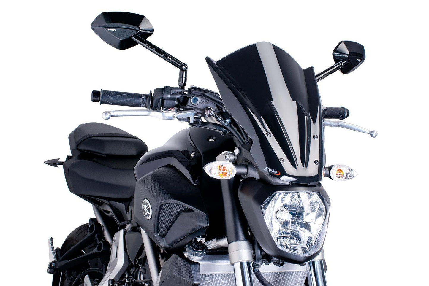 Windscreen for Yamaha MT-07 2014–2017 (Touring) black