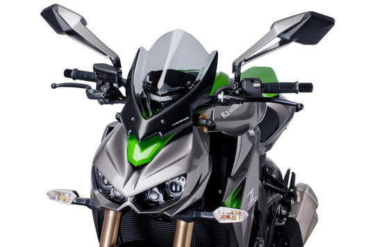 Windscreen for Kawasaki Z1000,R 2014–2021 (Touring) light smoke