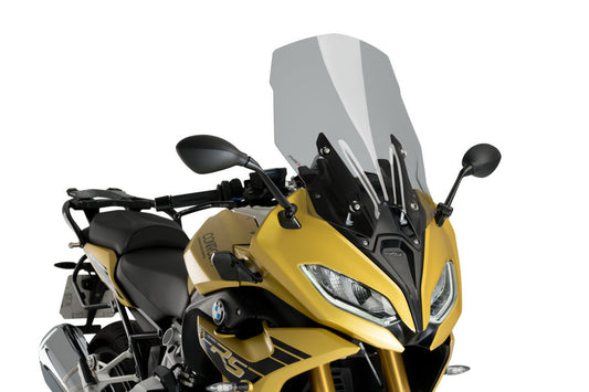 Touring screen for BMW R1200RS 2015–2018, R1250RS 2019–2023 light smoke