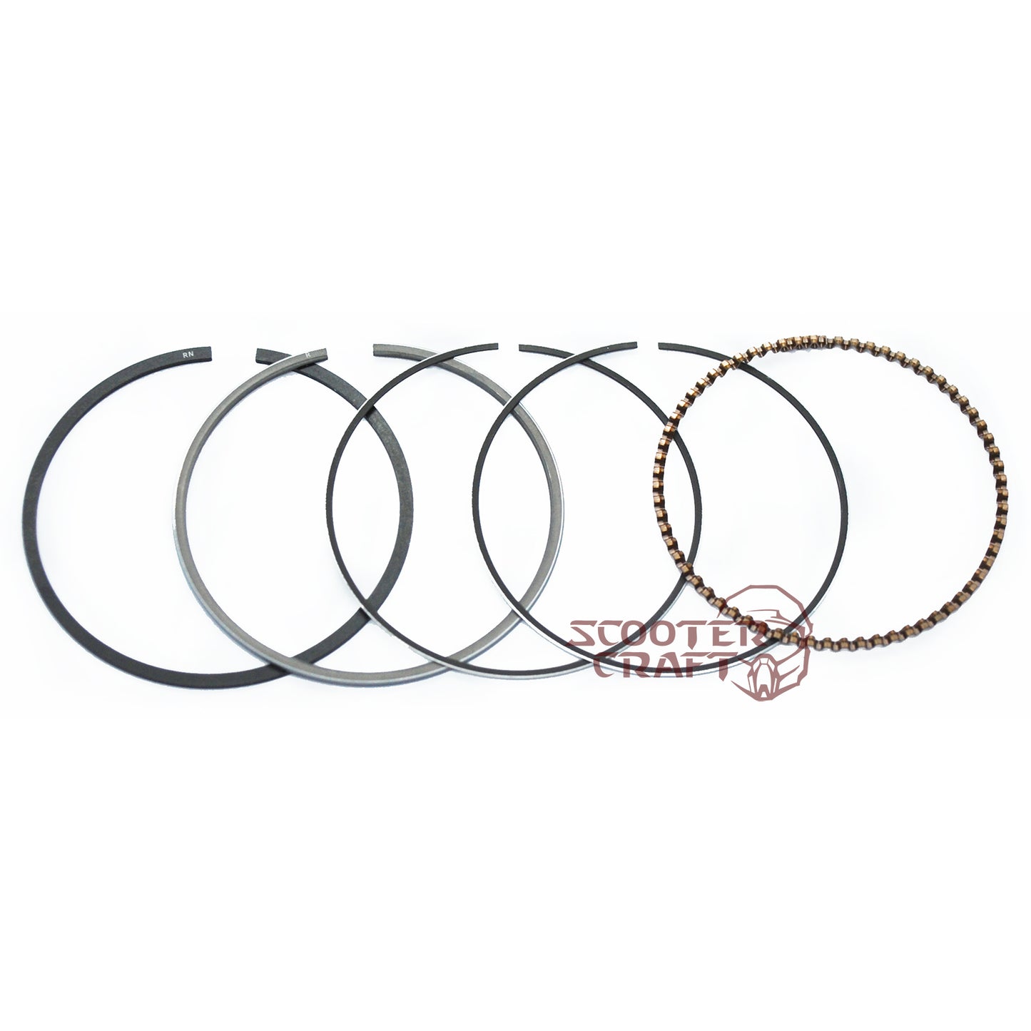 Piston rings Honda VT 125 Shadow, XL 125 V Varadero, genuine