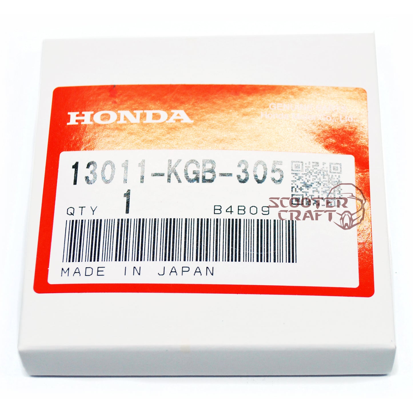 Piston rings Honda VT 125 Shadow, XL 125 V Varadero, genuine