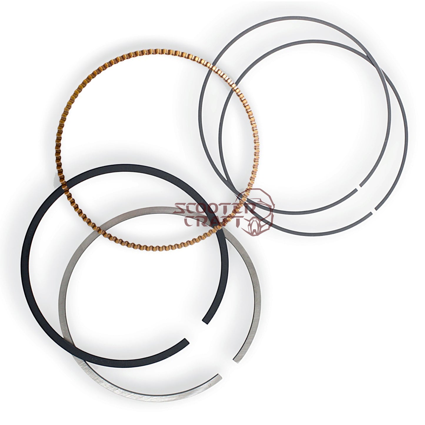 Piston rings 81 mm, Arctic Cat ATV 350 CR, 366 4X4 Automatic 08-11, 400 TRV, 400 CR, Alterra 400