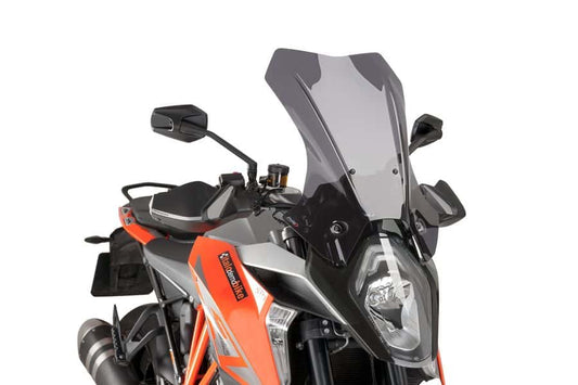 Touring screen for KTM 1290 Super Duke GT 2016–2018 dark smoke