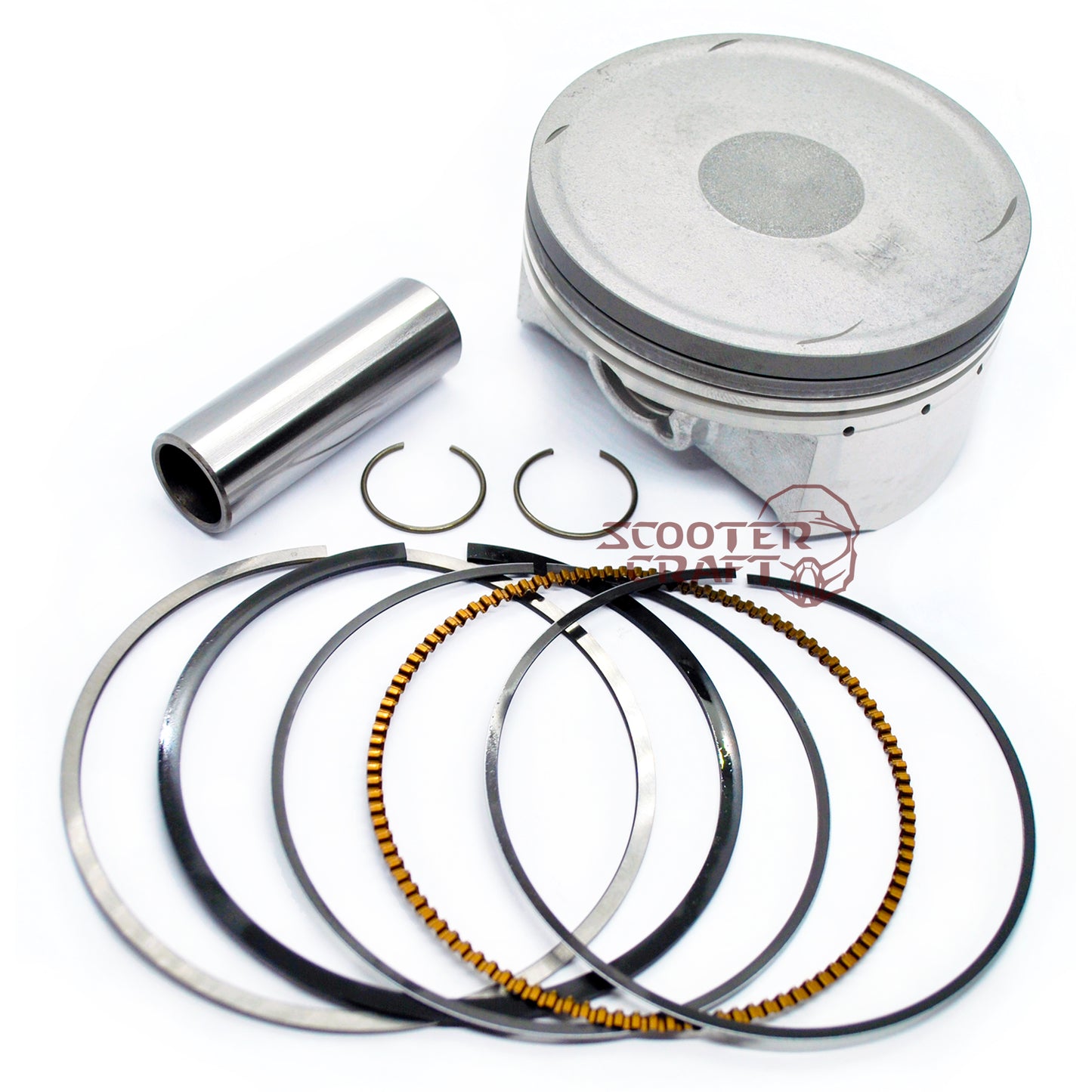 Piston kit 89 mm, Arctic Cat ATV 425 CR, Alterra 450, TRV 450, XC 450 EFI, UTV Prowler 500