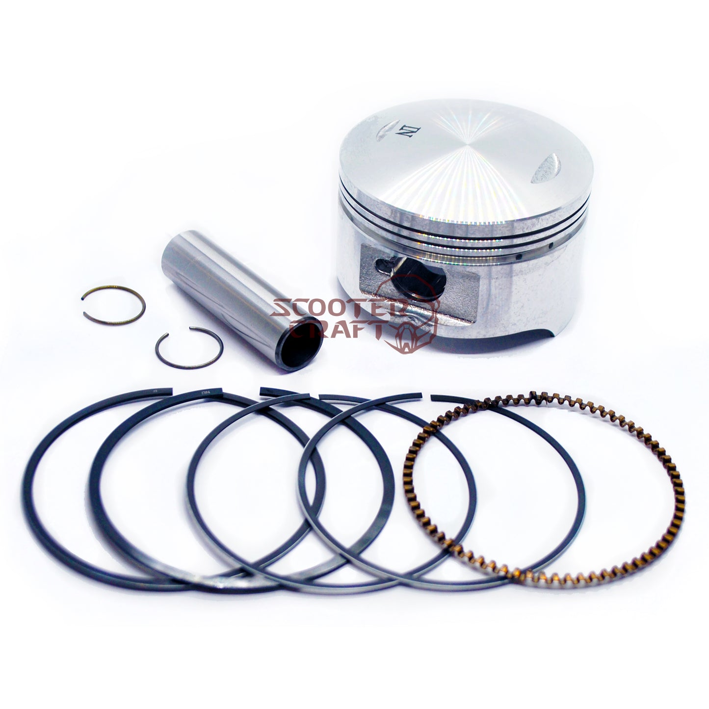 Piston kit 72,7 mm, Arctic Cat DVX 250 2006-2009, Utility 250 2006-2009