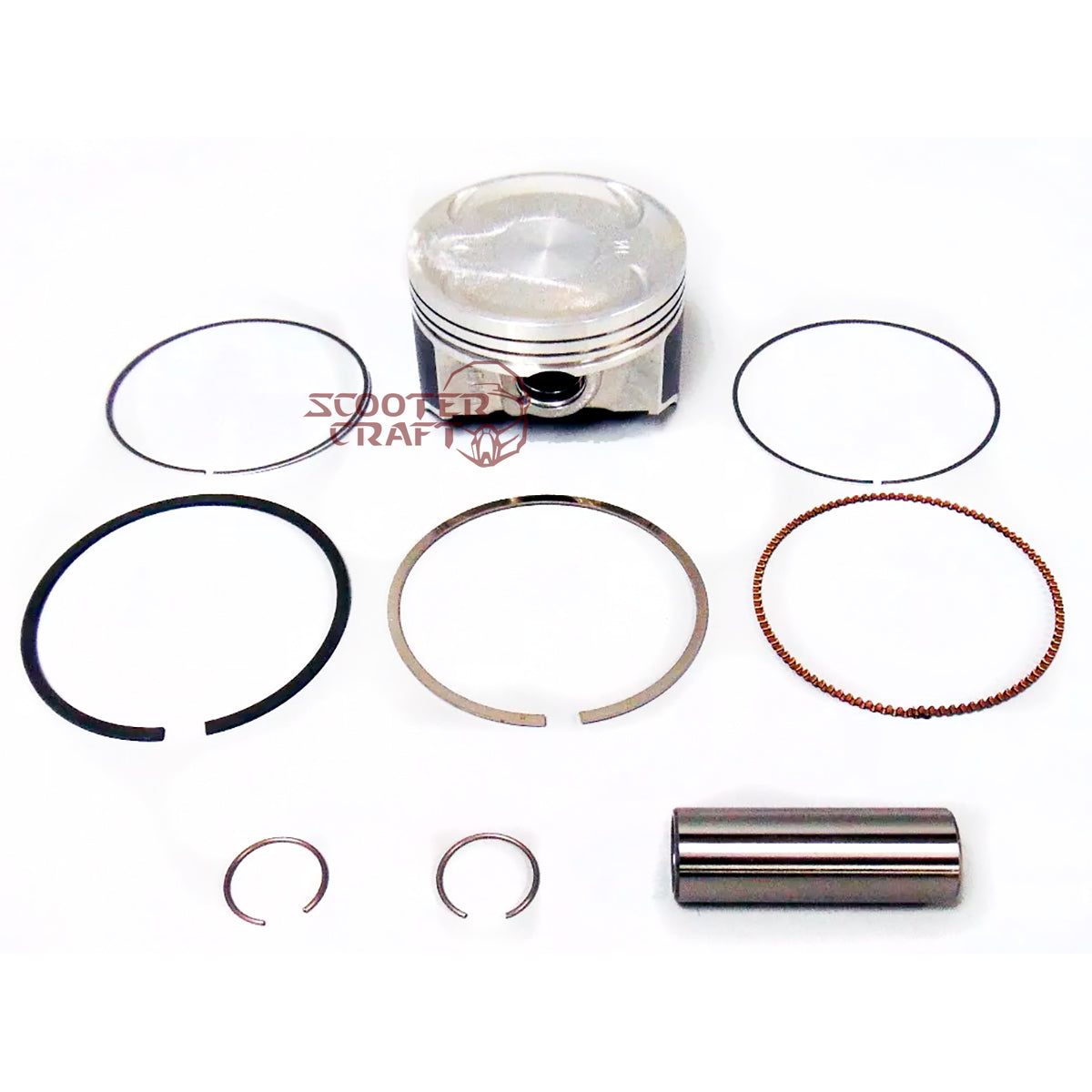 Piston kit 81 mm, Arctic Cat ATV 350 CR, 366 4X4 Automatic 08-11, 400 TRV, 400 CR, Alterra 400