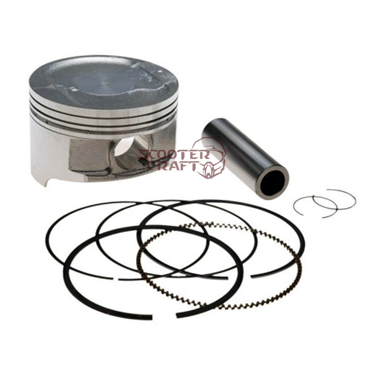 Piston kit 87,50 mm, Arctic Cat ATV 500 FIS AT, 500 FIS MT, 500 TBX, 500 TRV, 500 4x4 Automatic