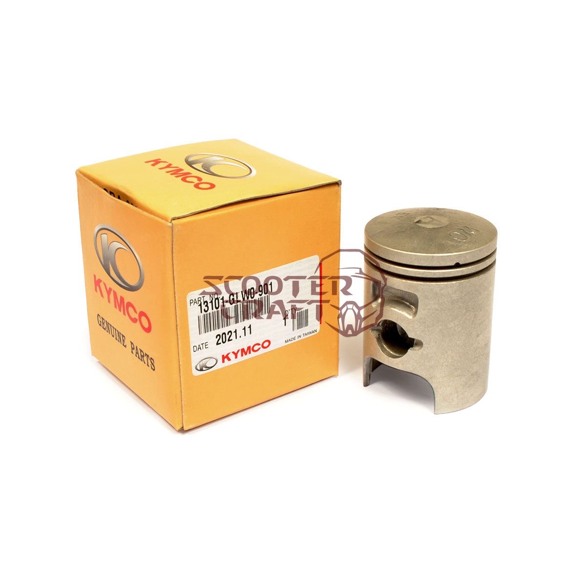 Piston 39 mm Kymco AGILITY 50 2T, LIKE 50 2T, SUPER 8 50 2T, SUPER 9 50 AC, VITALITY 50 2T, genuine