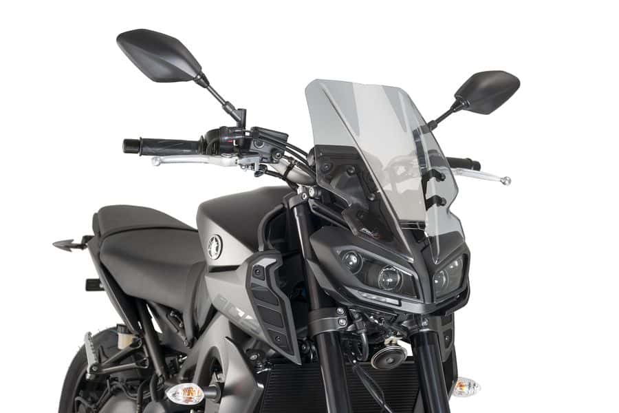 Windscreen for Yamaha MT-09 2017–2020 (Touring) light smoke