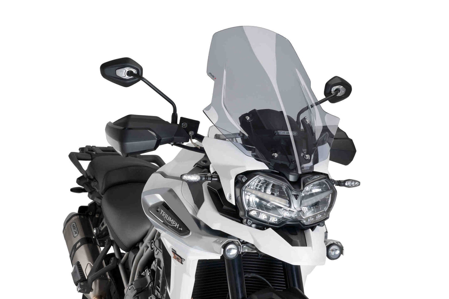Touring screen for Triumph Tiger Explorer 1200 2018–2021 light smoke
