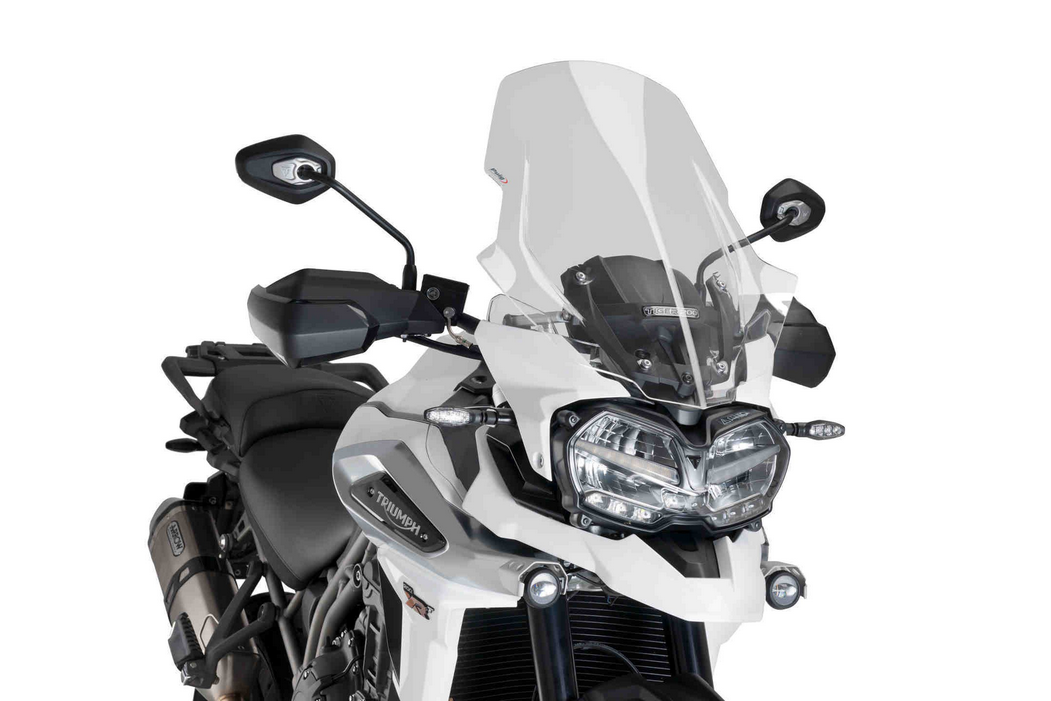 Touring screen for Triumph Tiger Explorer 1200 2018–2021 clear
