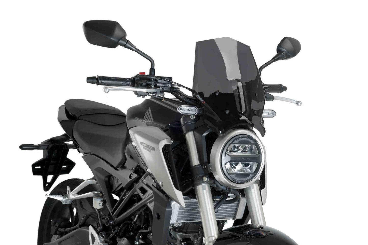 Windscreen for Honda CB125R,CB300R 2018–2022 dark smoke