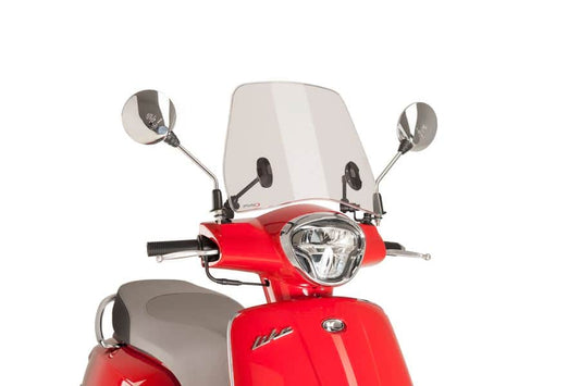 Windscreen for Kymco Like 50,125 2017–2020 (Traffic) light smoke