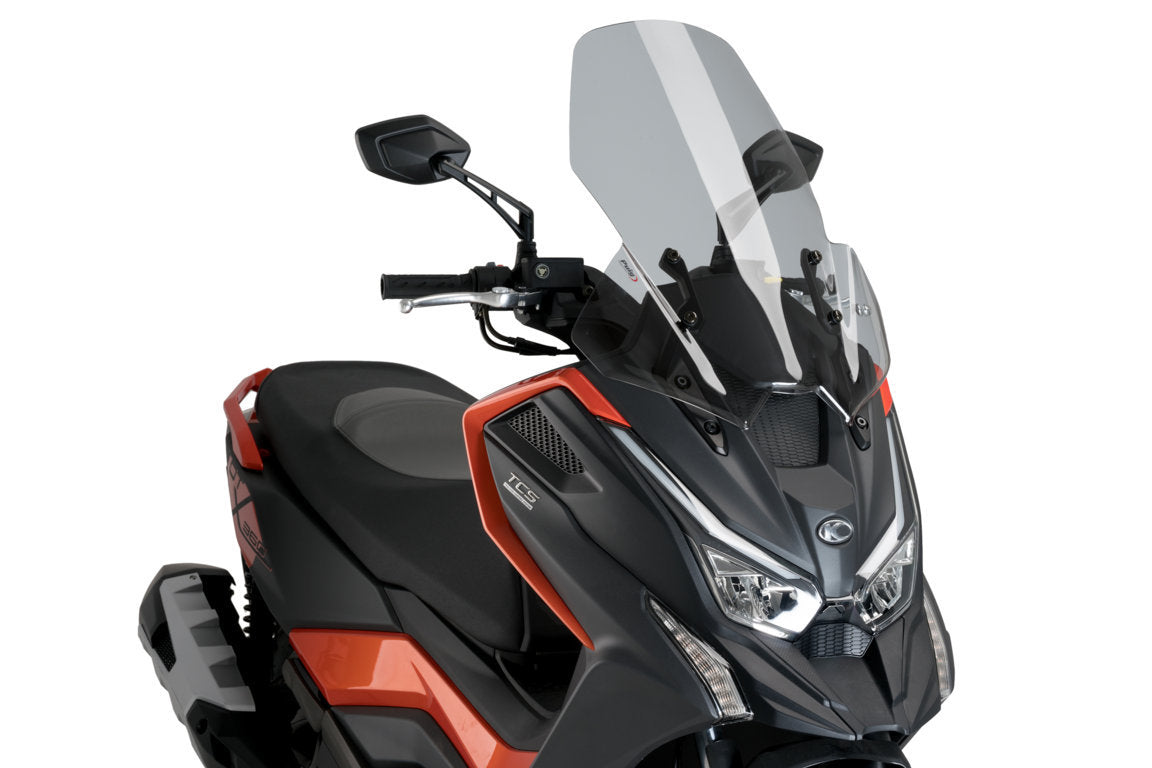 V-Tech Line touring screen for Kymco DT X360 ’22 light smoke