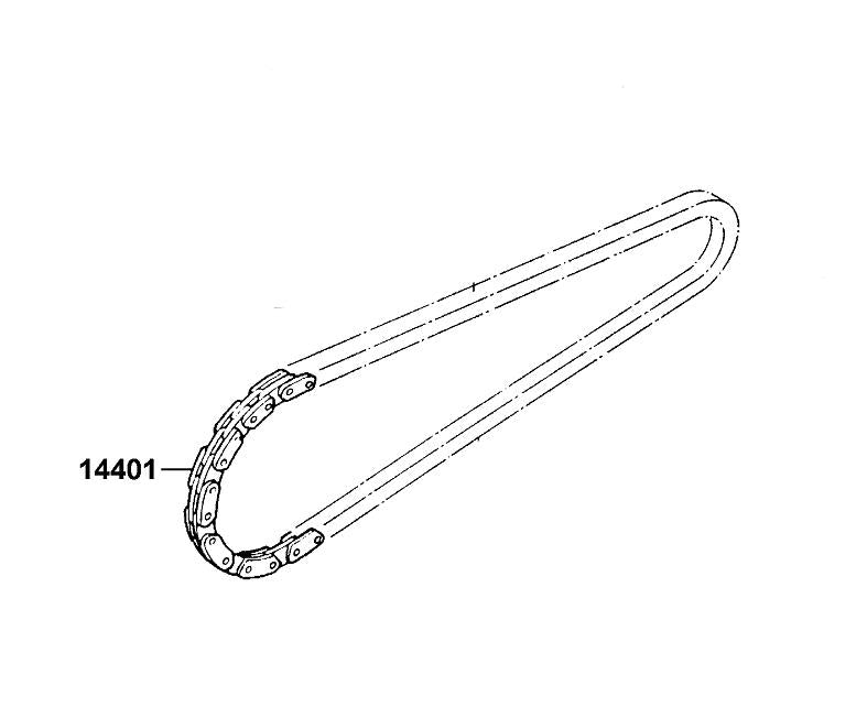 Timing (camshaft) chain Kymco AGILITY 50 4T, SUPER 8 50 4T, DINK 50 4T, genuine