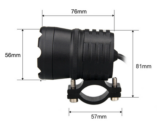 LED fog light 12V 60W auxiliary daytime running light 1 pc