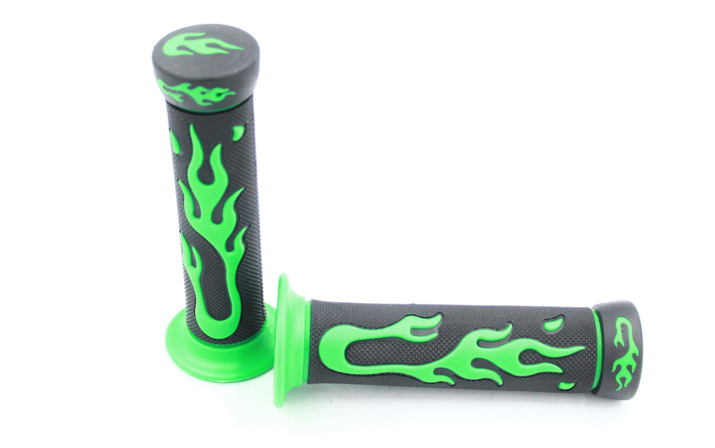 Handlebar grips flame green