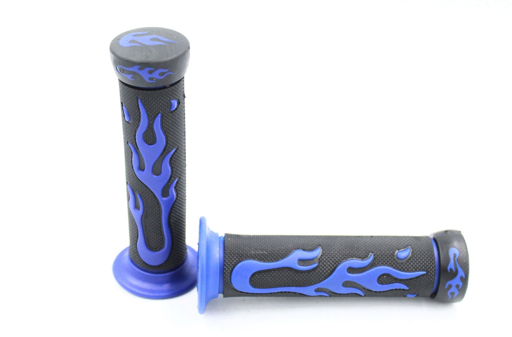 Handlebar grips flame blue