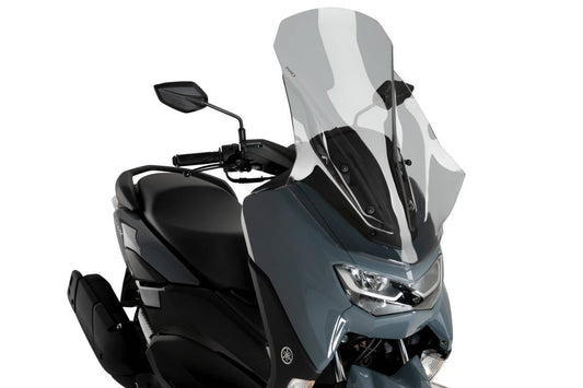 Front screen V-Tech Line Touring for Yamaha NMAX 125 2024 light smoke