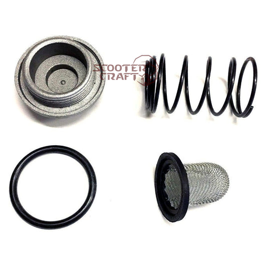 Strainer oil filter kit Aeon Urban 125, Overland 180, Cobra 220, Cube 300, Crossland 350, Elite 400, Cobra 424