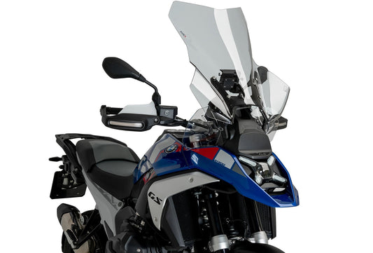 Touring screen for BMW R1300GS ’24 (with AAC radar) light smoke
