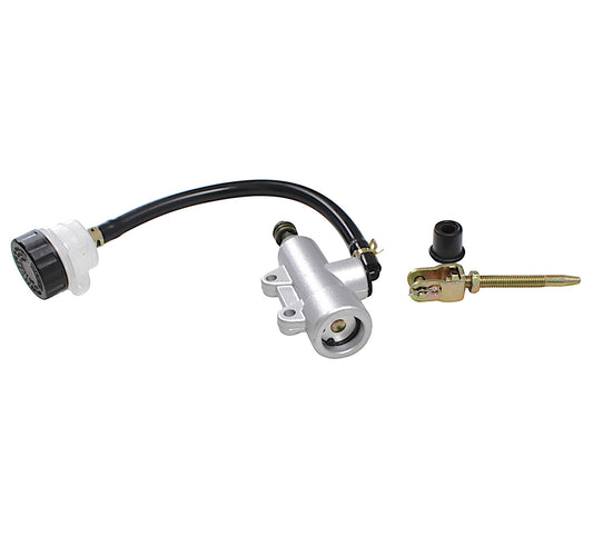 Rear brake master cylinder with reservoir