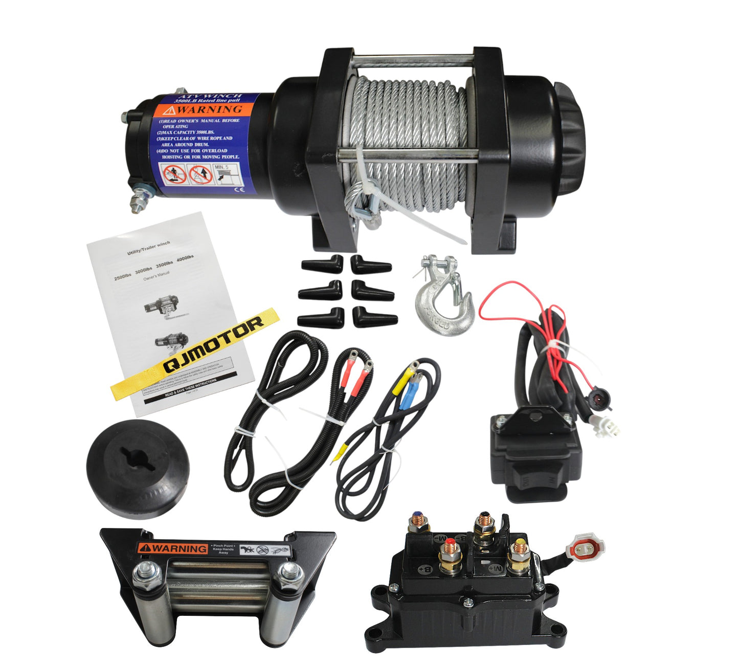 WINCH ASSEMBLY 3500lb（STEEL） Qianjiang SFA 1000, genuine