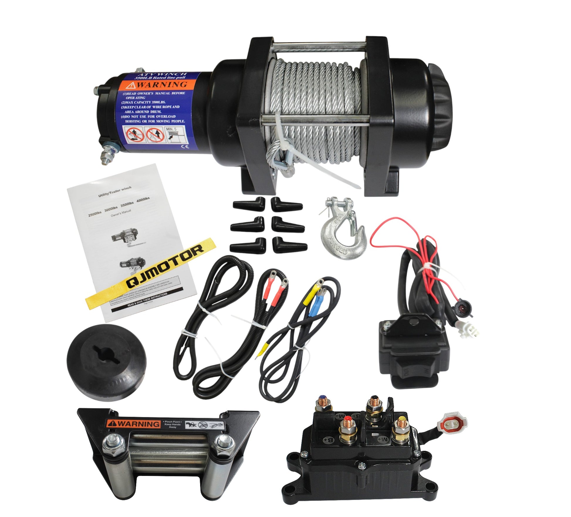 WINCH ASSEMBLY 3500lb（STEEL） Qianjiang SFA 1000, genuine