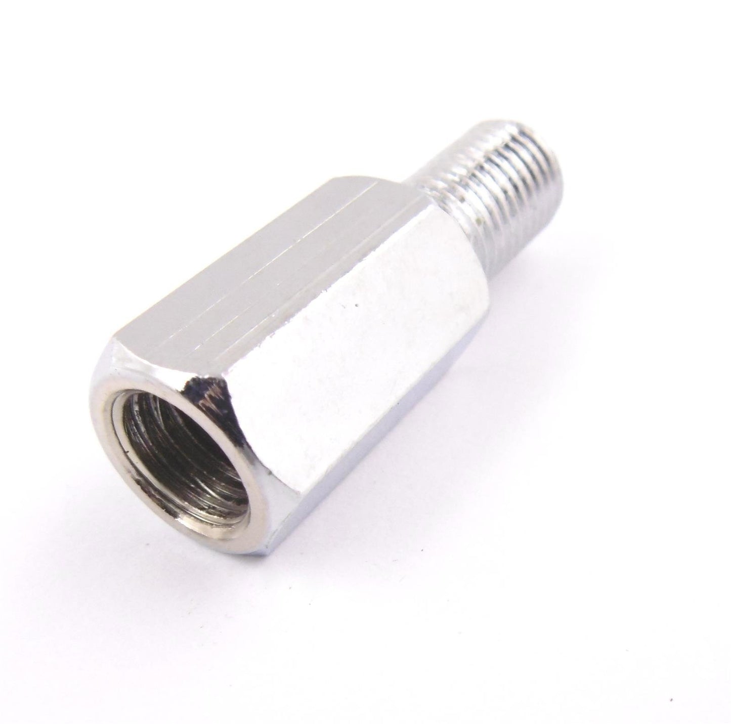 Mirror adapter R,L M8 silver