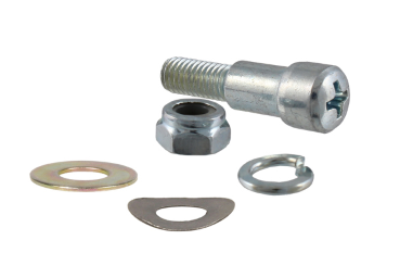 Brake lever mounting bolt + nut + washers