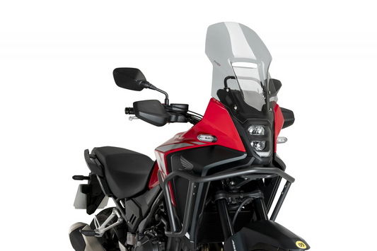 Touring screen for Honda NX500 2024–2025 light smoke