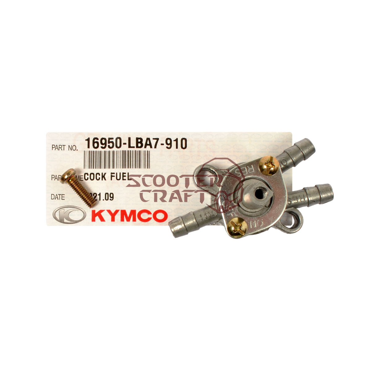 Fuel tap bolt-on Kymco Maxxer 250, genuine