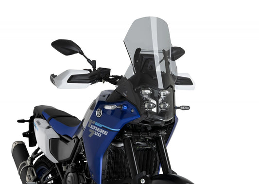 Touring screen for Yamaha Tenere 700 ’25 light smoke