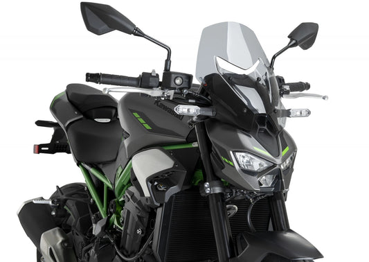 Touring Windscreen for Kawasaki Z900 ’25 light smoke