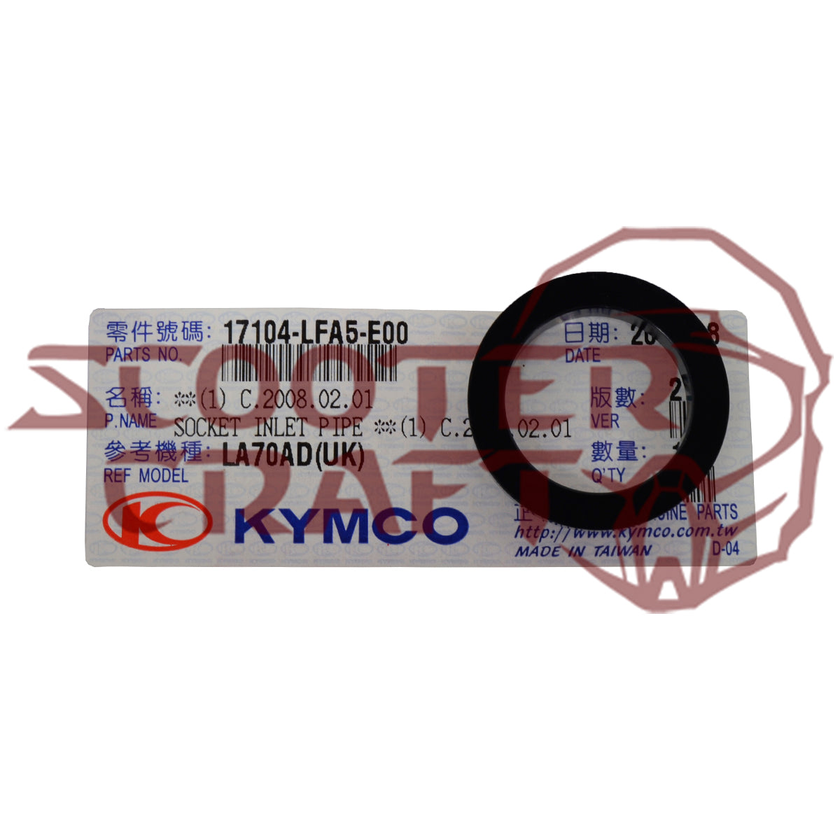 Intake socket holder Kymco Maxxer 400, genuine