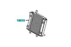 Radiator assembly Kymco Bet&Win 125, genuine
