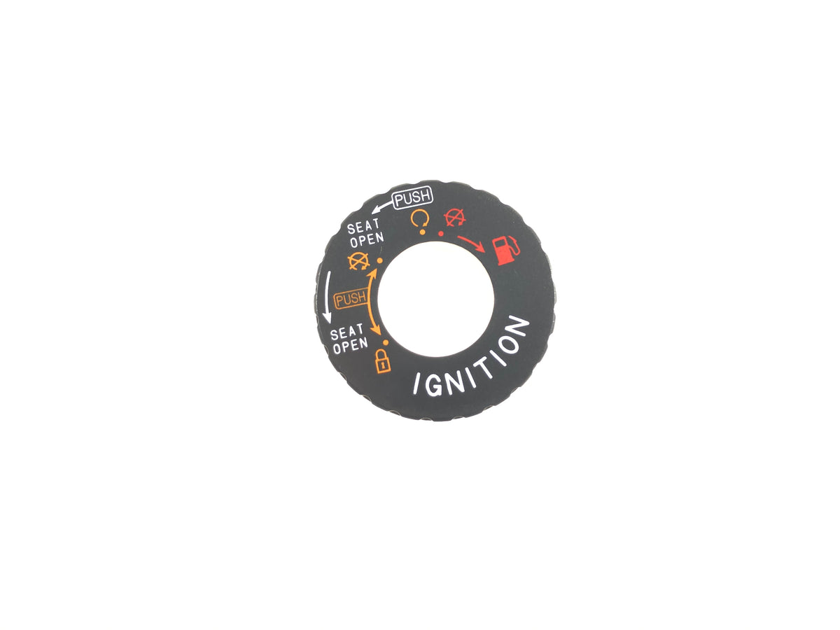 Ignition switch cover plastic Kymco People S 250, New Dink 200i, genuine