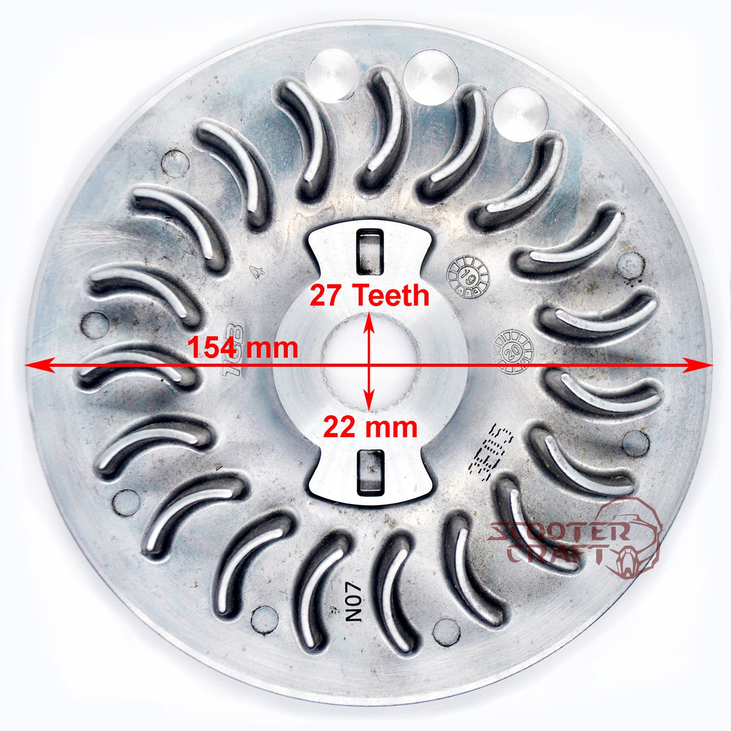 Variator drive face (half pulley fixed) PGO Bugracer 500, Buggy BR-500