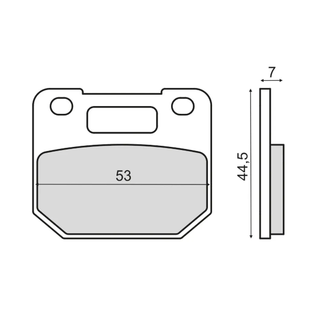 Front brake pads Suzuki RG 80 Gamma