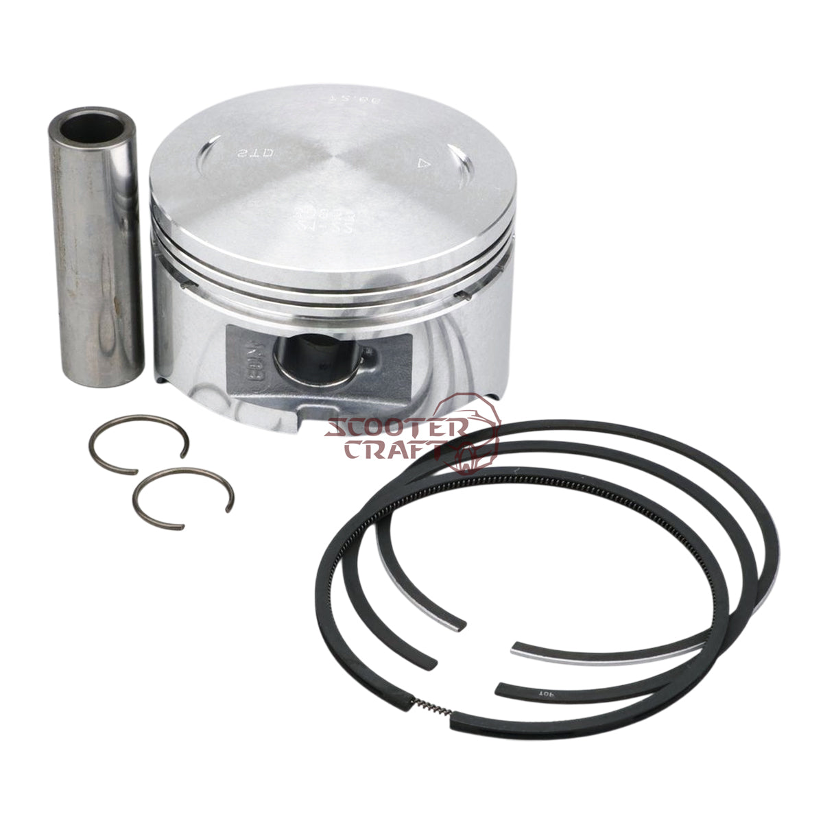 Forged piston kit 72,7 mm, Kymco Grand Dink 250, KXR 250, Maxxer 250, MXU 250, People 250, Vertex