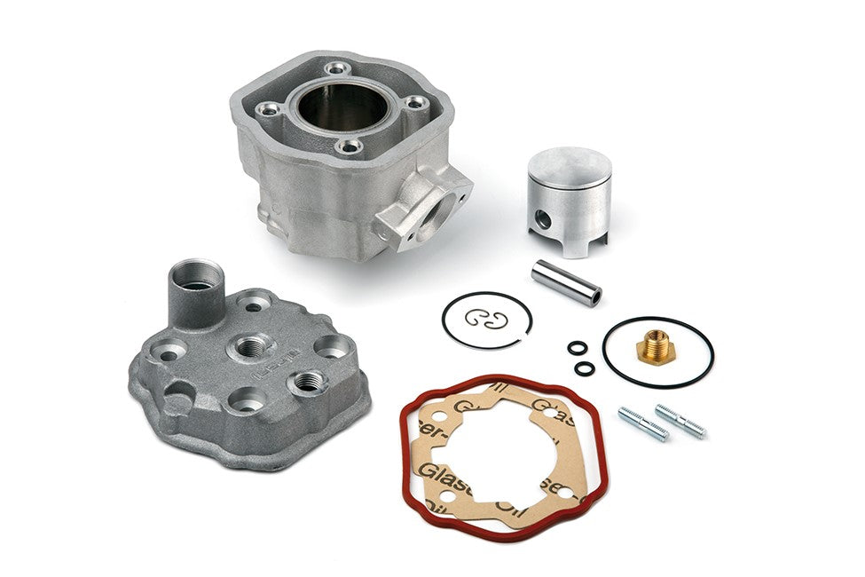 Nickasil-coated cylinder with head Derbi Senda GPR Gilera RCR Piaggio D50B0 engine Aprilia SX50 50mm 2T