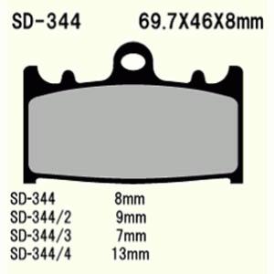 Brake pads VD-344/2 (FA158 715CM55) front
