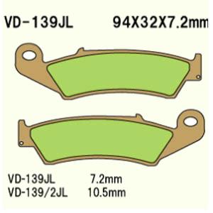 Brake pads VD-139JL (FA125HH)